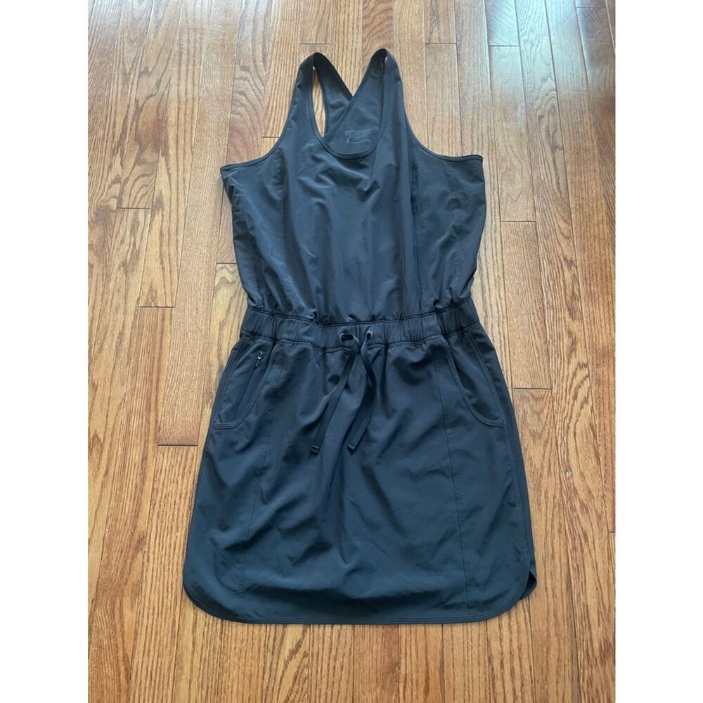 Patagonia Fleetwith Black Racerback Athletic Dress Women’s Sz Medium - Picture 2 of 12
